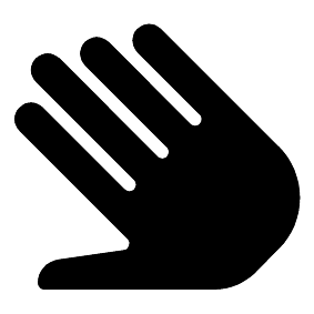 Offene Hand